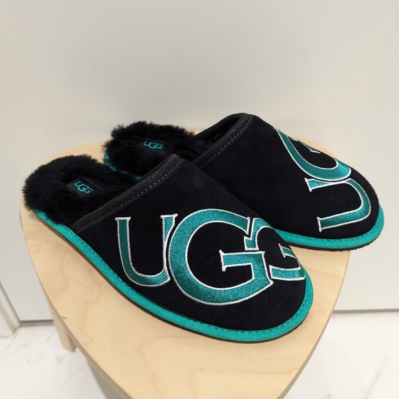 UGG Men's Scuff Logo II Slippers - Sz 9 - Picture 7 of 11